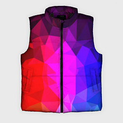 Мужской жилет Битва градиентов неон, цвет: 3D-черный