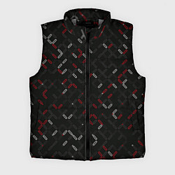 Мужской жилет Текстурный узор, цвет: 3D-светло-серый