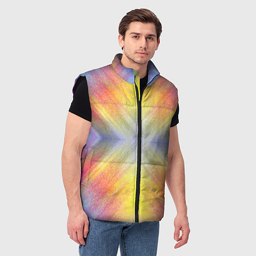 Мужской жилет В светлый путь / 3D-Черный – фото 3