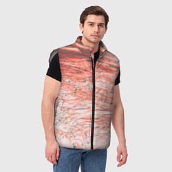 Мужской жилет Розовая кислота, цвет: 3D-светло-серый — фото 2