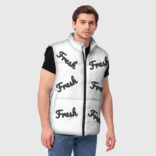 Мужской жилет Fresh / 3D-Черный – фото 3
