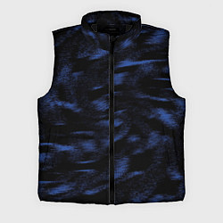 Мужской жилет Абстракция синего, цвет: 3D-черный