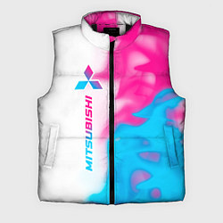 Мужской жилет Mitsubishi neon gradient style: по-вертикали, цвет: 3D-черный
