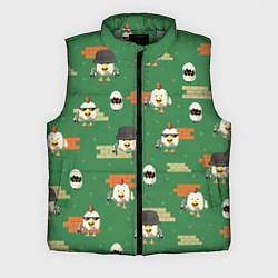 Мужской жилет Chicken gun battle, цвет: 3D-светло-серый