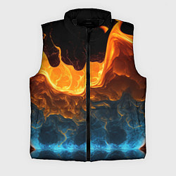 Мужской жилет Лава и вода, цвет: 3D-черный