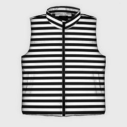 Мужской жилет Тельняшка черная Подводного флота ВМФ, цвет: 3D-черный