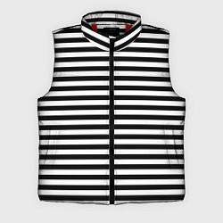 Мужской жилет Тельняшка черная Подводного флота ВМФ, цвет: 3D-красный