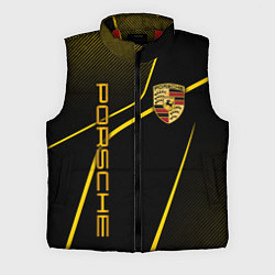Мужской жилет Porsche - Gold line, цвет: 3D-красный