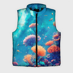 Мужской жилет Океанские глубины, цвет: 3D-черный