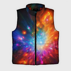 Мужской жилет Космическая многомерность, цвет: 3D-красный