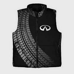 Мужской жилет Infiniti tire tracks, цвет: 3D-черный