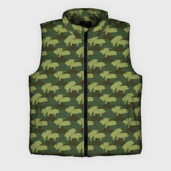 Мужской жилет Свиньи 18 камуфляж, цвет: 3D-черный