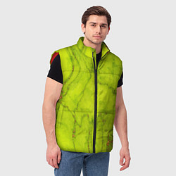 Мужской жилет Abstraction green, цвет: 3D-красный — фото 2