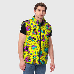 Мужской жилет Sharp razor, цвет: 3D-светло-серый — фото 2