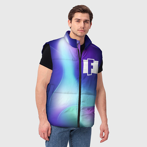 Мужской жилет Fortnite northern cold / 3D-Черный – фото 3