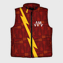 Мужской жилет Arctic Monkeys гитары и молния, цвет: 3D-черный