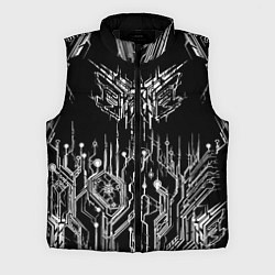 Мужской жилет Киберпанк-модерн, цвет: 3D-черный