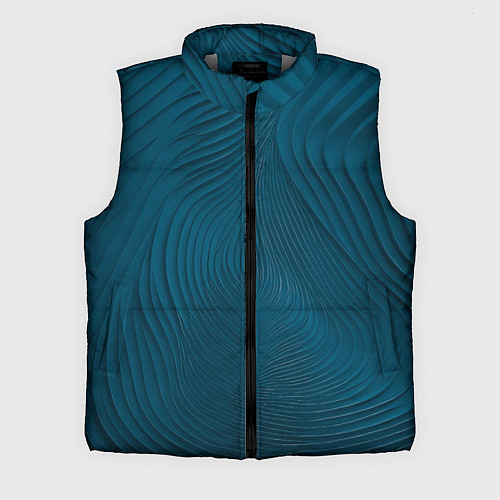 Мужской жилет Фантазия в синем / 3D-Светло-серый – фото 1
