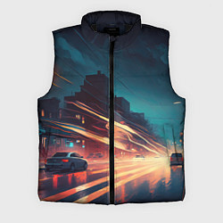 Мужской жилет Городской трафик, цвет: 3D-черный