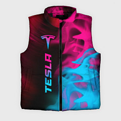 Мужской жилет Tesla - neon gradient: по-вертикали, цвет: 3D-черный