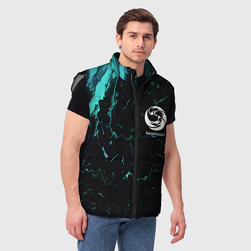 Мужской жилет Beastcoast абстракт / 3D-Светло-серый – фото 3