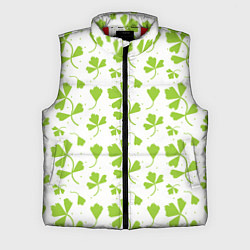 Мужской жилет Зелёные веточки, цвет: 3D-красный