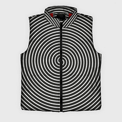 Мужской жилет Оптическая иллюзия спираль, цвет: 3D-красный