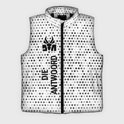 Мужской жилет Die Antwoord glitch на светлом фоне: по-вертикали, цвет: 3D-черный
