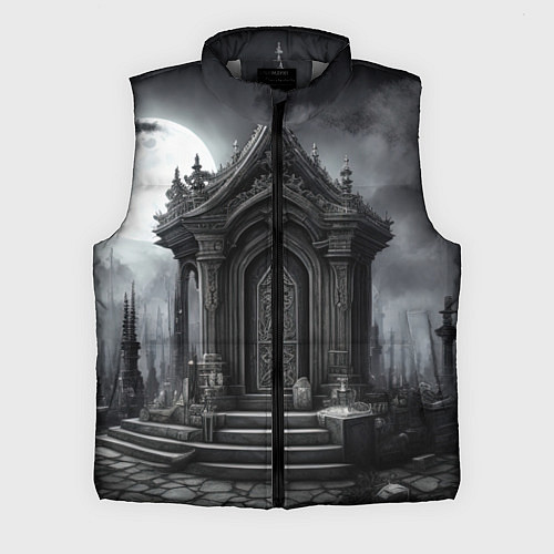 Мужской жилет Ночной слеп / 3D-Светло-серый – фото 1