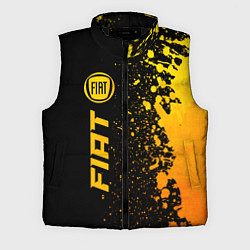 Мужской жилет Fiat - gold gradient: по-вертикали, цвет: 3D-черный