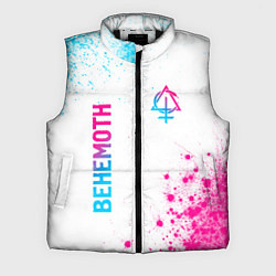 Мужской жилет Behemoth neon gradient style: надпись, символ