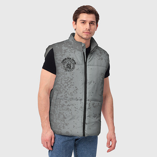 Мужской жилет Велес помни корни / 3D-Светло-серый – фото 3