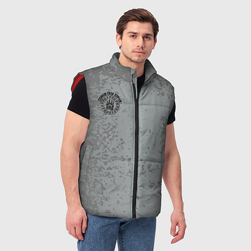 Мужской жилет Велес помни корни / 3D-Красный – фото 3