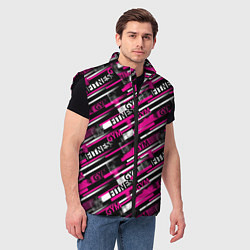 Мужской жилет Фитнес - спортзал, цвет: 3D-черный — фото 2