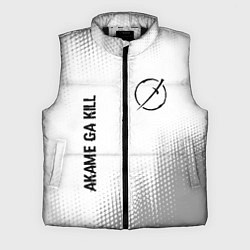 Мужской жилет Akame ga Kill glitch на светлом фоне: надпись, сим, цвет: 3D-черный