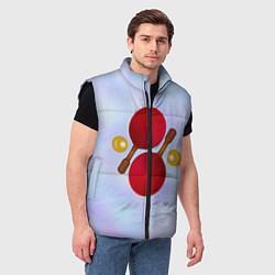 Мужской жилет Теннисный дизайн, цвет: 3D-черный — фото 2