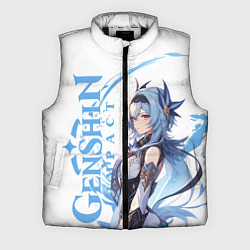 Мужской жилет Genshin impact - Эола, цвет: 3D-черный