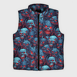 Мужской жилет Monster skulls pattern, цвет: 3D-черный