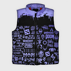 Мужской жилет Games pattern, цвет: 3D-красный