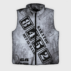 Мужской жилет 8452 metal band Саратов, цвет: 3D-светло-серый