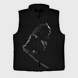 Мужской жилет Хищник на черном фоне, цвет: 3D-черный