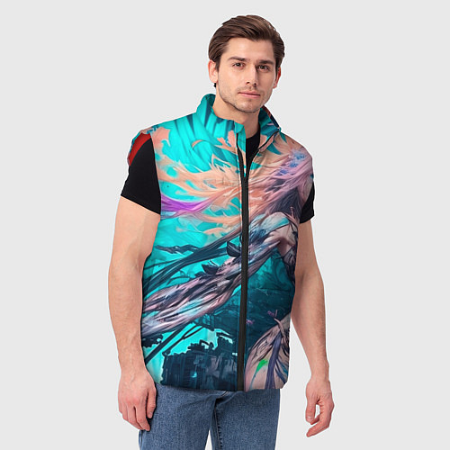 Мужской жилет Лига стихий / 3D-Красный – фото 3