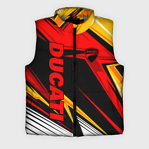 Мужской жилет Ducati - red uniform / 3D-Светло-серый – фото 1