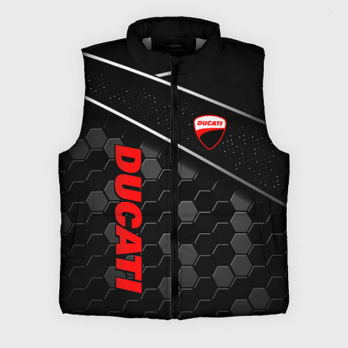 Мужской жилет Ducati - технологическая броня / 3D-Светло-серый – фото 1