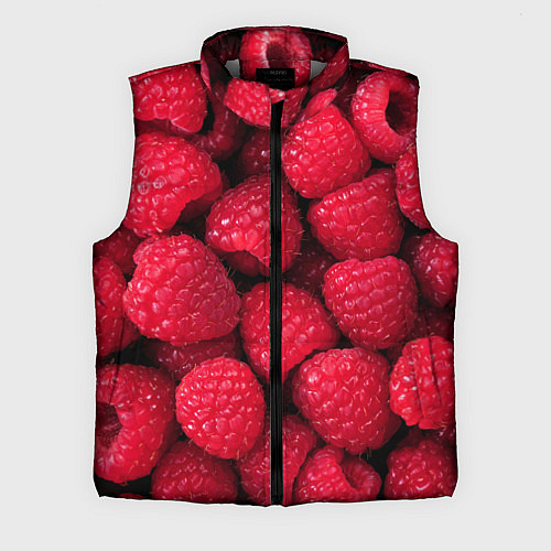 Мужской жилет Малина - паттерн / 3D-Светло-серый – фото 1