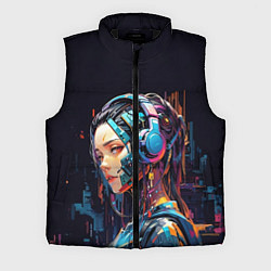 Мужской жилет Пилот боевого меха, цвет: 3D-черный