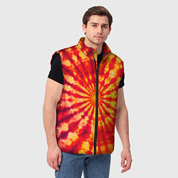 Мужской жилет Тай дай солнце, цвет: 3D-черный — фото 2