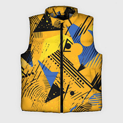 Мужской жилет Абстракция паттерн, цвет: 3D-светло-серый