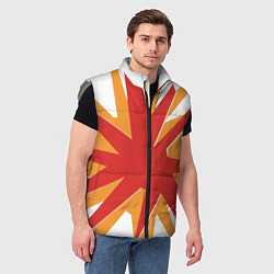 Мужской жилет Символ Корфу - Греция, цвет: 3D-светло-серый — фото 2