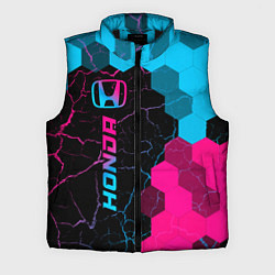 Мужской жилет Honda - neon gradient: по-вертикали, цвет: 3D-черный
